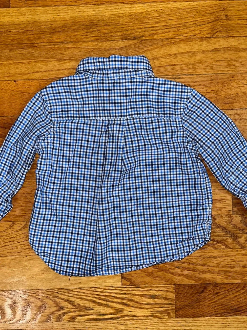 Ralph Lauren Baby Boy Checked Button-Down Shirt Size 9M